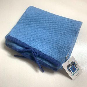 NWT Portolano Kids Blue Wool Blend Scarf